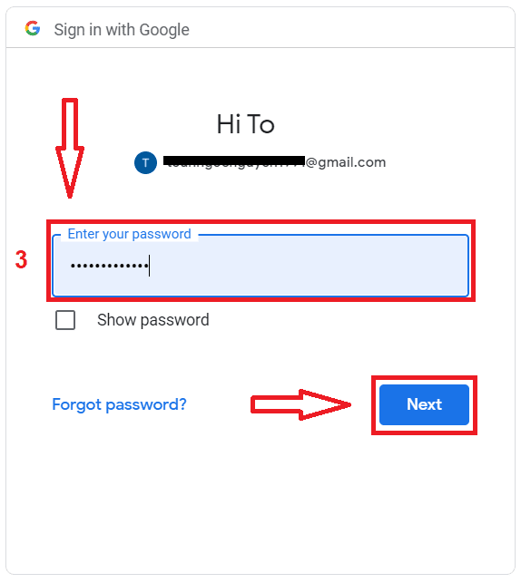 Enter your password