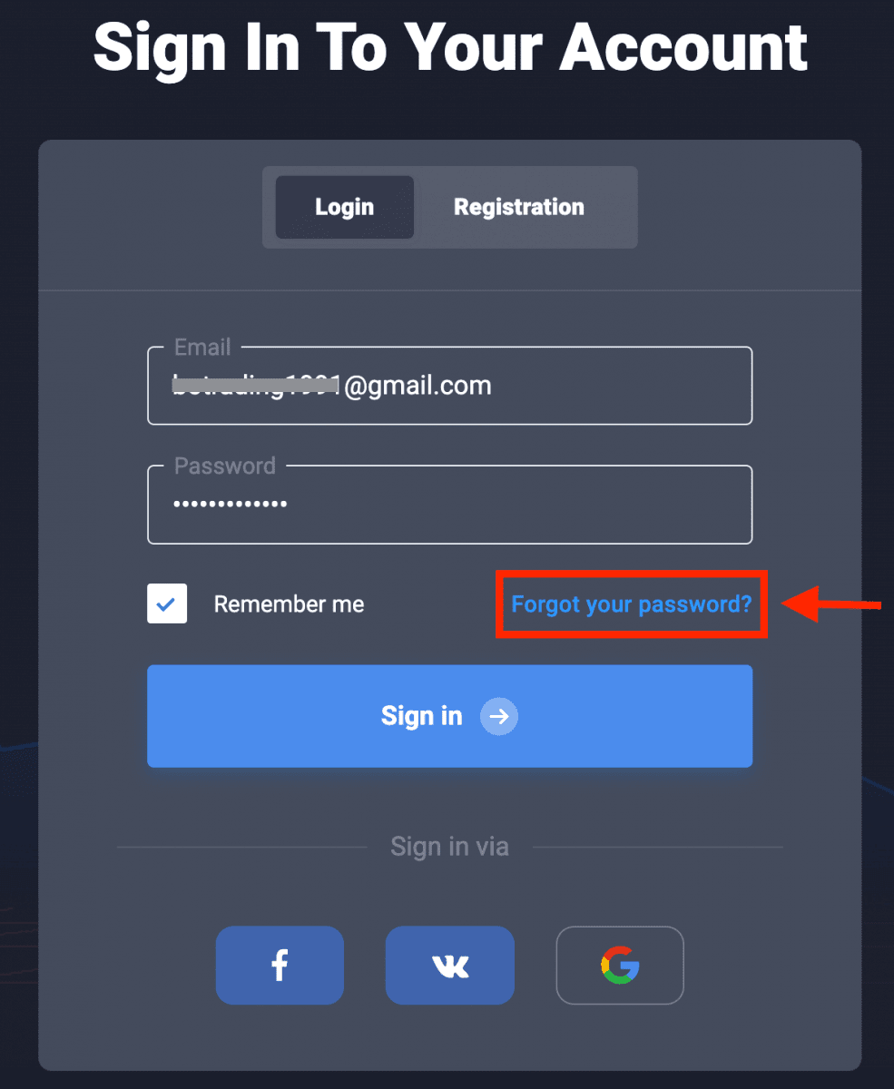 Forgot your password Quotex