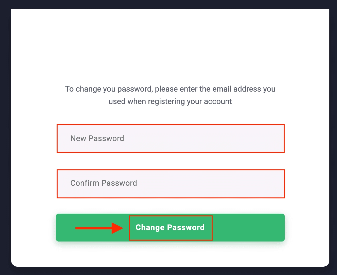 create a new password that is strong and secure